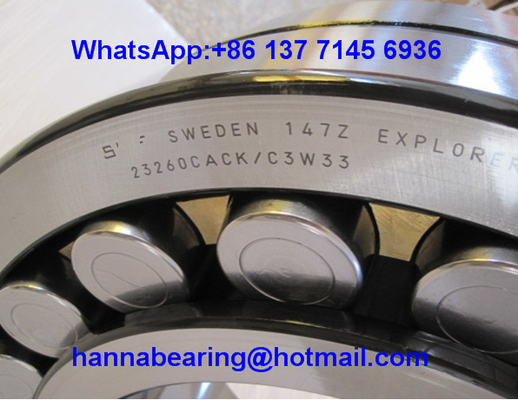 rolamento de rolo esférico 23260CC da gaiola 23260CACK/C3W33 de bronze 300x540x192mm