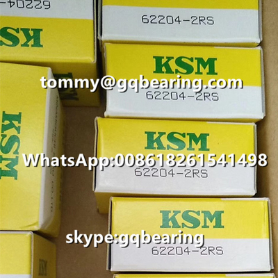 Japão Origem KSM 62207-2RS Bolas de borracha seladas com ranhuras profundas, de 35 x 72 x 23 mm
