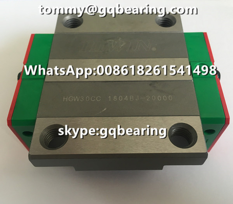Tipo rolamento da carga pesada da elevada precisão de corrediça linear de Hiwin HGW30CC HGW30CCZAC