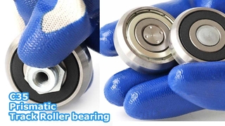 Rolo Prismático C35 (C35-2RS ZZ): Especializado para Trilho T/U Compacto de 35mm