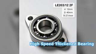 62203 2ZRC3 Thickened Deep Groove Ball Bearing High Speed