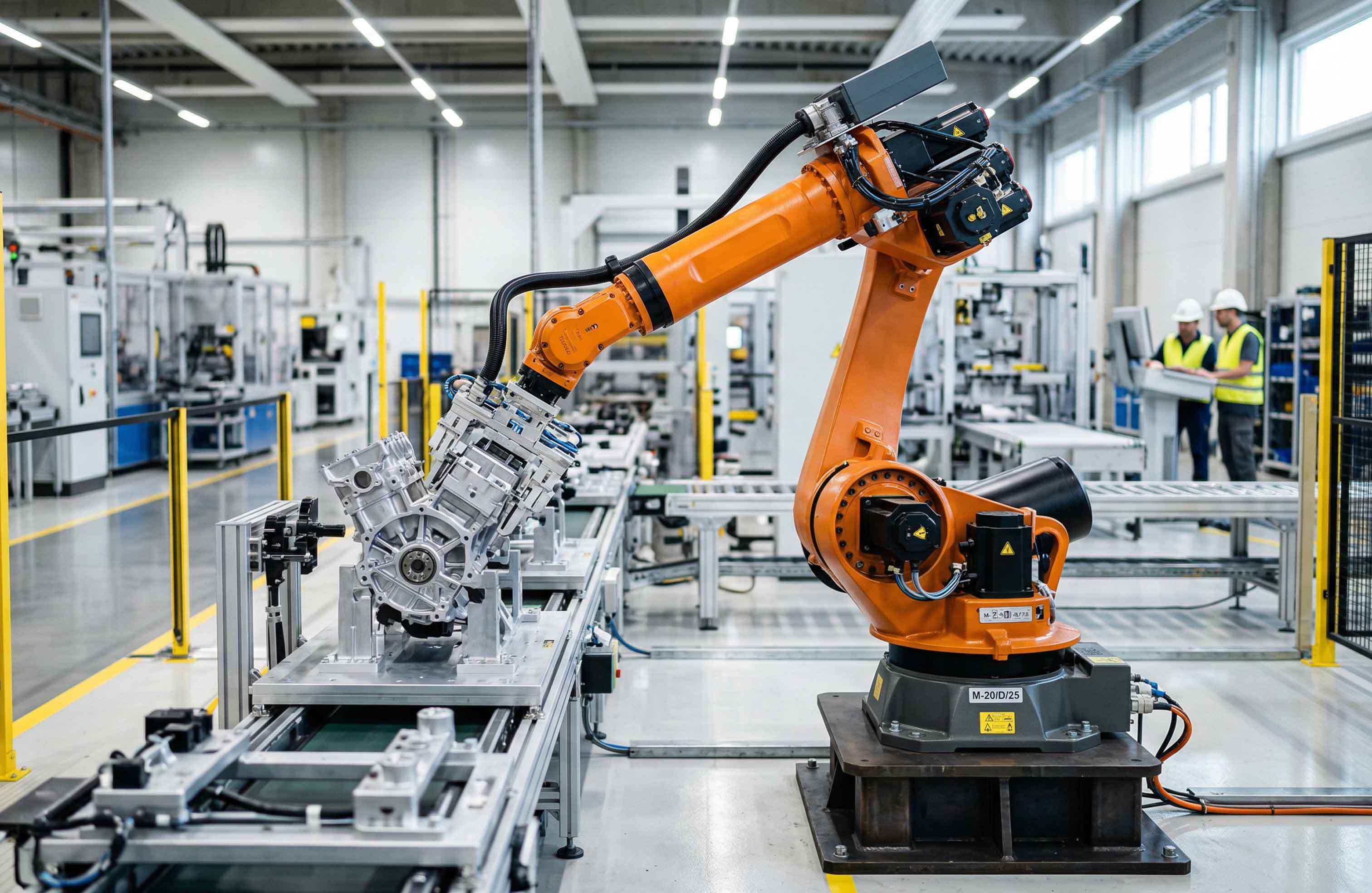 Últimos blogs da empresa sobre 6-Axis Industrial Robot Bearing Selection: Which Bearings for Wrist, Shoulder & Waist?