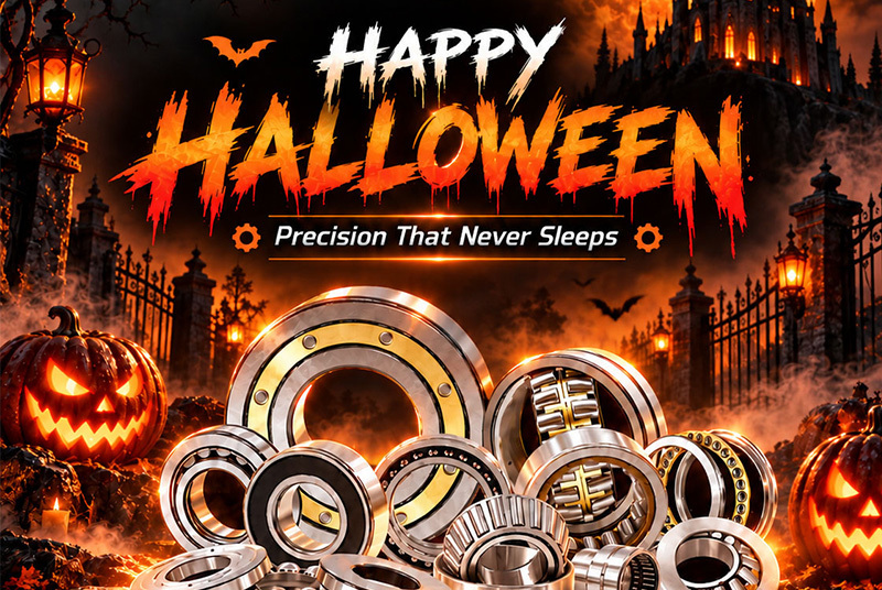 Últimos blogs da empresa sobre Feliz Halloween 2026 do GQZ Bearing ️ Precisão que nunca dorme