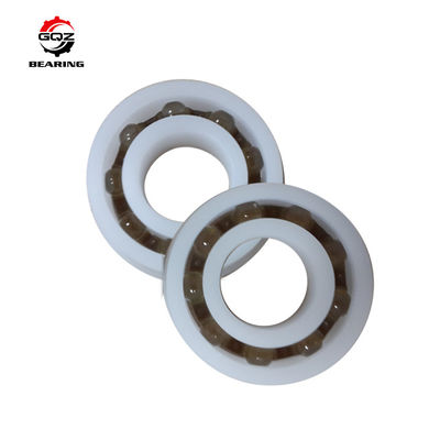 comprar F6005 POM Flange de plástico com ranhuras profundas Rolamentos de esferas cerâmicos 25*47*12mm Fabricação em linha