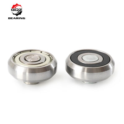 Comprar GQZ NUKR90 Rodas de rodízio de tipo estribo concêntrico com rolamento de 90 mm OD de dupla fileira de rodízio cilíndrico de complemento completo Fabricação em linha