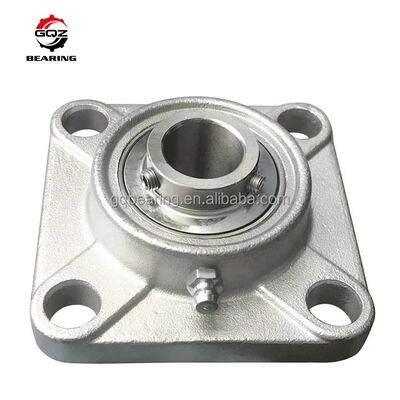 Comprar GQZ Premium SUCF210 Quatro parafusos quadrados Flange almofada Bloco de rolamento Rolamento de esferas para equipamentos agrícolas e transportadores Fabricação em linha