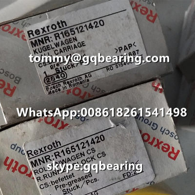comprar Rexroth R165121420 Material de aço Tipo de flange comprimento padrão altura padrão bloco de corredores Fabricação em linha