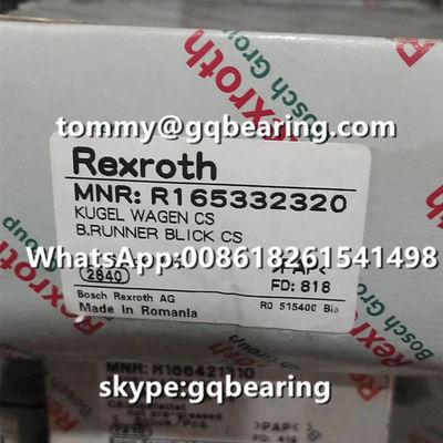 comprar Rexroth R165332320 Material de aço Tipo de flange comprimento padrão altura padrão bloco linear Fabricação em linha