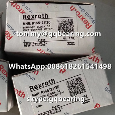 comprar Rexroth R165121120 Material de aço Tipo de flange comprimento padrão altura padrão bloco de corredores Fabricação em linha