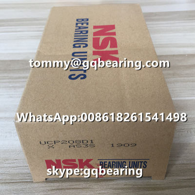 comprar Origem Japão Material de ferro fundido NSK UCP208D1 Rolamento de bola de bloco de almofada de dois parafusos Fabricação em linha