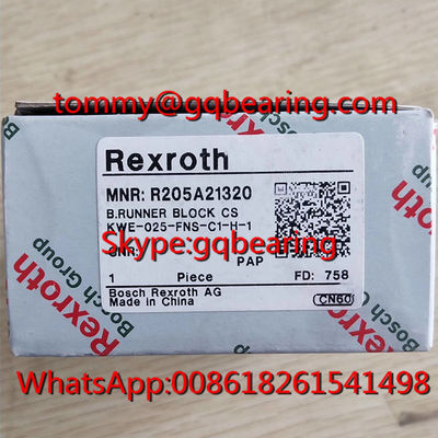 comprar Material de aço carbono Rexroth R205B81420 Bloco de corrida KWE-020-FLS-C1-N-1 Bloco de corrida de trilhas de esferas Fabricação em linha
