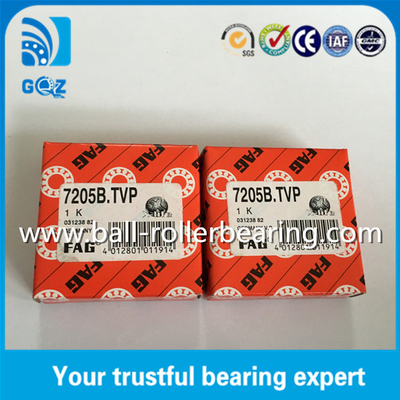 Caixa de nylon OD 52 mm Rolamento de bola de contacto angular 7205B.TVP ângulo de contacto de 40 graus