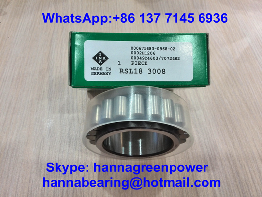 RSL183008 escolhem o rolamento de rolo cilíndrico 40x61.74x21mm do complemento completo da fileira