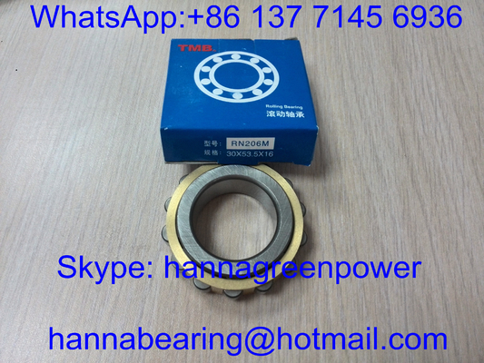 Rolamento de rolo do cilindro de RN206M sem anel exterior 502206H Eccectric que carrega 30*53.5*16mm