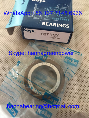gaiola de nylon 607YSX-11-17 de carregamento excêntrico do rolo 607YSX cilíndrico para a caixa de engrenagens 19*33.9*11 milímetro