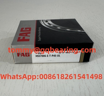 Material de aço Fag Rolamento de esferas de contato angular Hss7006-E-T-P4s-Ul Super precisão