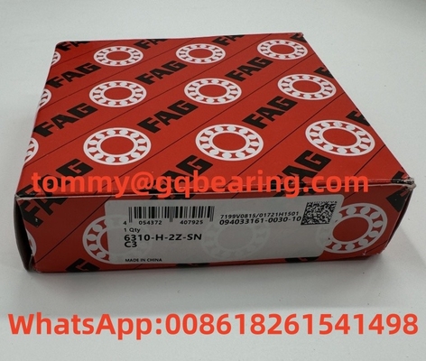 Caixa de aço em chapa FAG 6310-H-2Z-SN-C3 Rolamento de esferas de ranhuras profundas 50x110x27mm