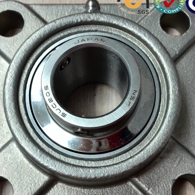 Eixo 40mm Quadrado Flanged Housing UCF208 Bloco de almofada Quatro parafuso 40x130x51.2 mm