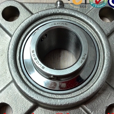 Eixo 40mm Quadrado Flanged Housing UCF208 Bloco de almofada Quatro parafuso 40x130x51.2 mm