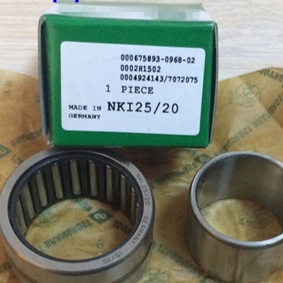 NKI25/20-TV-XL / NKI25-20 Fibra de poliamida de gaiolas de agulha rolante de empuxo com anel interno 25*38*20 mm