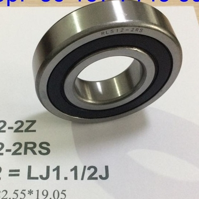 RLS12-2RS / LJ1.1/2-2RSJ Tamanho de polegada Rolamentos automóveis Rolamento de esferas de ranhura profunda 38.1*82.55*19.05mm
