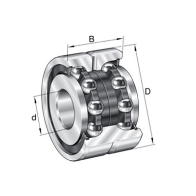 ZZKLN1034-2RS-PE Rolamentos de esferas de contato angular axial ZKLN1034 Tolerâncias aumentadas