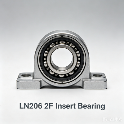 LN206 2F Carregamento de esferas de inserção de dupla vedação com furo de 30 mm