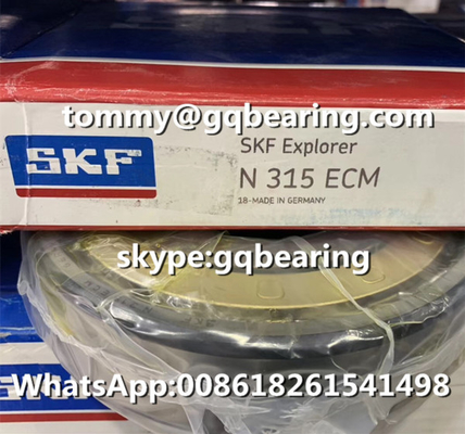 Gcr15 o material de aço SKF N315ECM escolhe o rolamento de rolo cilíndrico da fileira