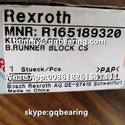 Tipo material de aço bloco padrão da flange de Rexroth R165189320 do corredor da altura do comprimento padrão