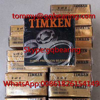 TIMKEN B7208C-T-P4S-DUL Super Precision Angular Contact Ball Bearing 40x80x18mm Ângulo de contacto 15 graus