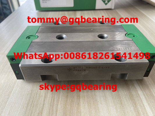 Gcr15 Carrinho de rolamentos recirculatórios RWU45-E-SMDS-L-V3-G2 Altura do bloco 60 mm